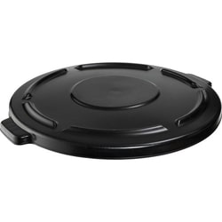 Enterprise Technology Solutions&nbsp;Rubbermaid Commercial Products  Lid, f/44 Gallon Brute Container, Self-Draining, Black
