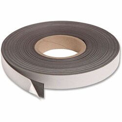 Enterprise Technology Solutions U Brands Magnetic Tape,Adhesive,Dual-Sided,Multiuse,Custom,f/CategorizingData&Communication,Roll,1"x50',Black,