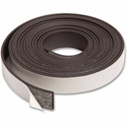 Enterprise Technology Solutions U Brands Magnetic Tape,Adhesive,Dual-Sided,Multiuse,Custom,f/CategorizingData&Communication,Roll,0.5"x7',BK,