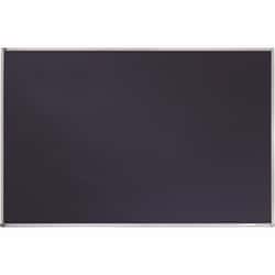 Enterprise Technology Solutions&nbsp;Quartet  Chalk Board, Porcelain, Aluminum Frame, 6'x4', Black