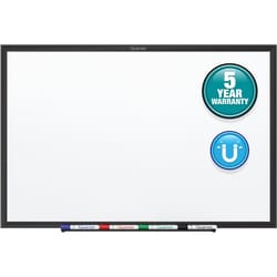 Enterprise Technology Solutions&nbsp;Quartet  Magnetic Dry-Erase Board, 8'x4', Black Aluminum Frame