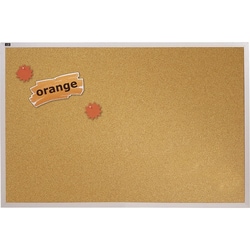 Enterprise Technology Solutions&nbsp;Quartet  Cork Bulletin board, Aluminum Frame, 4'x6'