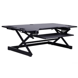 Enterprise Technology Solutions&nbsp;Rocelco  Desk Riser,w/Outlets/Tray,Deluxe,45-3/4