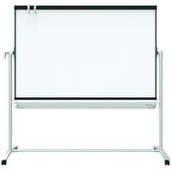 Enterprise Technology Solutions&nbsp;Quartet  Mobile Magnetic Whitebrd Easel,Reverse,Board 6'x4',GPHT Frm