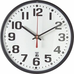 Enterprise Technology Solutions&nbsp;SKILCRAFT  Selfset Wall Clock,w/Hardware, 9-1/4