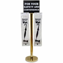 Enterprise Technology Solutions&nbsp;Tatco  Stand,f/WetUmbrellaBags,2-Sided,Padded,12