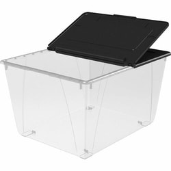 Enterprise Technology Solutions&nbsp;Storex Industries Corporation  Storage Tote,FlipTop,f/Files,22.7