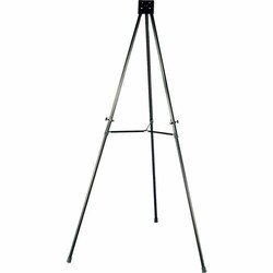 Enterprise Technology Solutions&nbsp;Lorell  Telescoping Aluminum Easel, Adjust Legs, 66