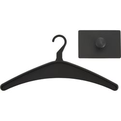 Enterprise Technology Solutions&nbsp;Quartet  Magnetic Coat Hook, Hanger Included, Black