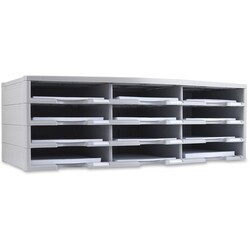 Enterprise Technology Solutions&nbsp;Storex Industries Corporation  Organizer,12 Compartments,Plastic,14-1/8