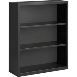 Enterprise Technology Solutions&nbsp;Lorell  Bookcase, 3-Shelf, Steel, 34-1/2