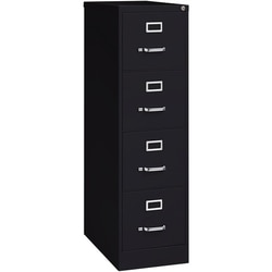 Enterprise Technology Solutions&nbsp;Lorell  4-Drawer Vertical File, w/ Lock, 15
