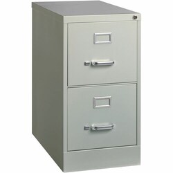Enterprise Technology Solutions&nbsp;Lorell  2-Drawer Vertical File, w/ Lock, 15