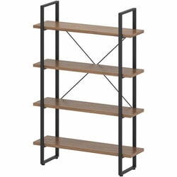 Enterprise Technology Solutions&nbsp;Lorell  Bookshelf,4 Shelves,Melamine/Steel,39.4