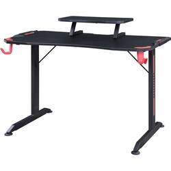 Enterprise Technology Solutions&nbsp;Lorell  Gaming Desk, w/Monitor Shelf/Hooks, 48