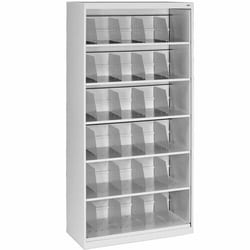 Enterprise Technology Solutions&nbsp;Tennsco Corp.  Fixed-Shelf Lateral File for Legal/Letter Size Files, 6 Shelves, 36