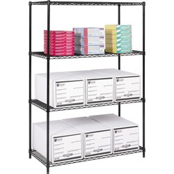 Enterprise Technology Solutions&nbsp;Safco  Starter Shelving Unit,4 Shelves/Posts,800 lb,48