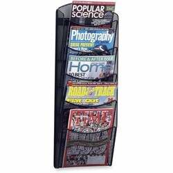 Enterprise Technology Solutions&nbsp;Safco  Mesh Magazine Rack,5-Pockets,10-1/4