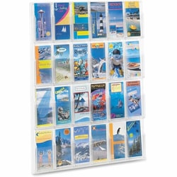 Enterprise Technology Solutions&nbsp;Safco  Literature Rack, 24 Pockets, 30