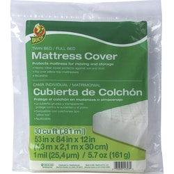 Enterprise Technology Solutions&nbsp;Duck Brand  Mattress Cover, Twin/Full, 53
