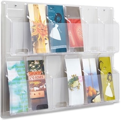 Enterprise Technology Solutions&nbsp;Safco  Literature Rack, 12 Pamphlets, 30