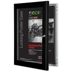 Enterprise Technology Solutions&nbsp;SECO  Poster Case,Locking,Aluminum/Plastic,40