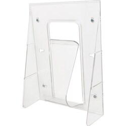 Enterprise Technology Solutions&nbsp;Deflecto  Literature Rack, Magz Size, 1 Pkt, 9-1/8