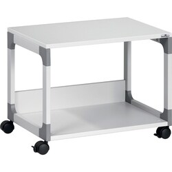 Enterprise Technology Solutions Durable Office Products Electronics Cart,f/Printer,2Shelves,23-3/5"x17"x18-4/5",GY,