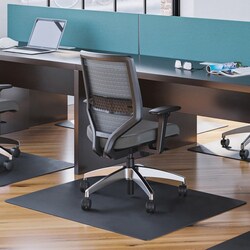 Enterprise Technology Solutions&nbsp;Deflecto  Rectangular Chairmat, Hard Floor, 46