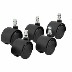 Enterprise Technology Solutions&nbsp;Master Caster  Casters, Noiseless, Dual-Wheel, 2