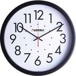 Enterprise Technology Solutions&nbsp;Lorell  Clock, Wall, Self-Set, Round, 14-1/2