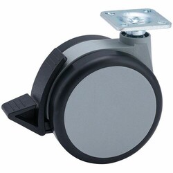 Enterprise Technology Solutions&nbsp;Master Caster  Casters w/ Brake, J-Plate Stem, 3
