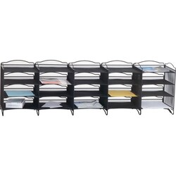 Enterprise Technology Solutions&nbsp;Safco  Mail Sorter, 20 Chambers, Steel, 56-3/4