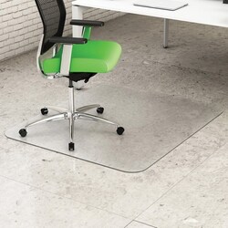 Enterprise Technology Solutions&nbsp;Deflecto  Chairmat, w/No Lip, Hard Floor, 36