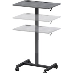 Enterprise Technology Solutions&nbsp;Lorell  Desk,w/Holders,Mobile,Height Adj,26-5/8