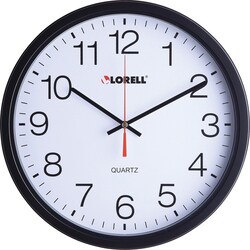 Enterprise Technology Solutions&nbsp;Lorell  Clock, Wall, Quartz, Silent Sweep, 12-1/2