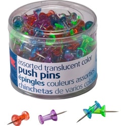 Enterprise Technology Solutions&nbsp;Officemate  Pushpins, Steel Point, 1/4
