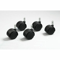 Enterprise Technology Solutions&nbsp;Master Caster  Casters f/Carpet,Noiseless,110 lb Cap/Caster,2