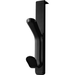 Enterprise Technology Solutions&nbsp;Lorell  Panel Double Coat Hook, 36/BX, Black