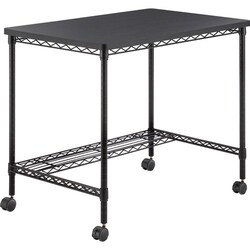 Enterprise Technology Solutions&nbsp;Safco  Desk,Mobile,Steel Frame,Melamine Top,35-3/4