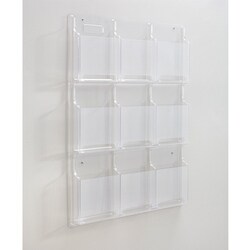 Enterprise Technology Solutions&nbsp;Safco  Magazine Display Rack, 9 Pockets, 30