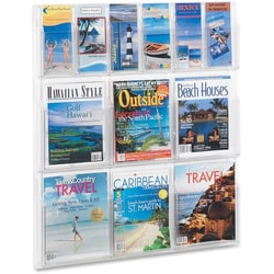 Enterprise Technology Solutions&nbsp;Safco  Magazine/Pamphlet Display, 6 Pocket Each, 30