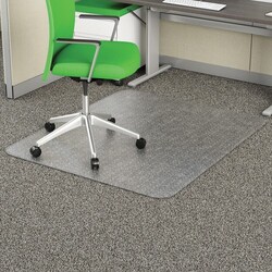 Enterprise Technology Solutions&nbsp;Deflecto  Chairmat, w/No Lip, Commercial Pile, 46