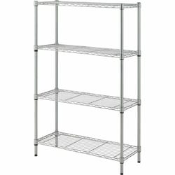 Enterprise Technology Solutions&nbsp;Lorell  Wire Shelving, 4-shelf, Light-duty, 36