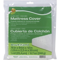 Enterprise Technology Solutions&nbsp;Duck Brand  Mattress Cover, Queen/King, 76