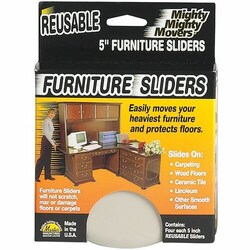 Enterprise Technology Solutions&nbsp;Master Caster  Furniture Sliders, Plastic Disks, 5