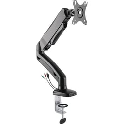 Enterprise Technology Solutions&nbsp;Lorell  Monitor Arm, Single, w/USB, 2 Sections, Adjustable, Black