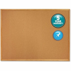 Enterprise Technology Solutions&nbsp;Quartet  Cork Board, 1-1/8