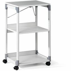 Enterprise Technology Solutions&nbsp;Durable Office Products  Electronics Cart,w/Casters,Adj Shelf,20