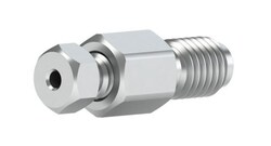 Analytical Sales & Services&nbsp;SS Adapter, 1/4-28 Male to 10-32 Female